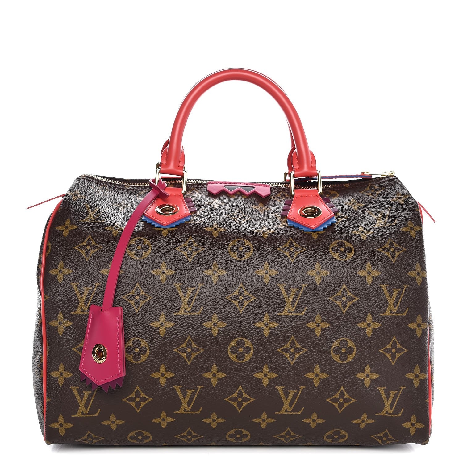 Louis Vuitton Monogram Totem Speedy 30 Flamingo 1 of 7