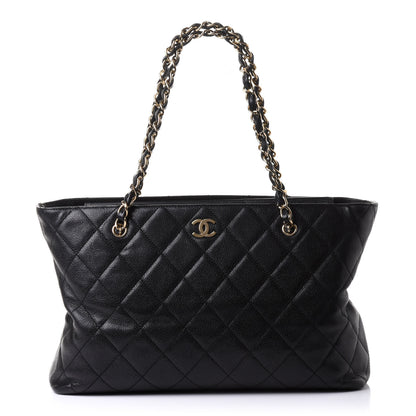 Chanel Caviar Quilted Shopping Tote Black 1 of 10