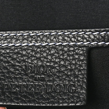 Christian Dior X PETER DOIG Grained Calfskin Slingbag Backpack Black 6 of 10