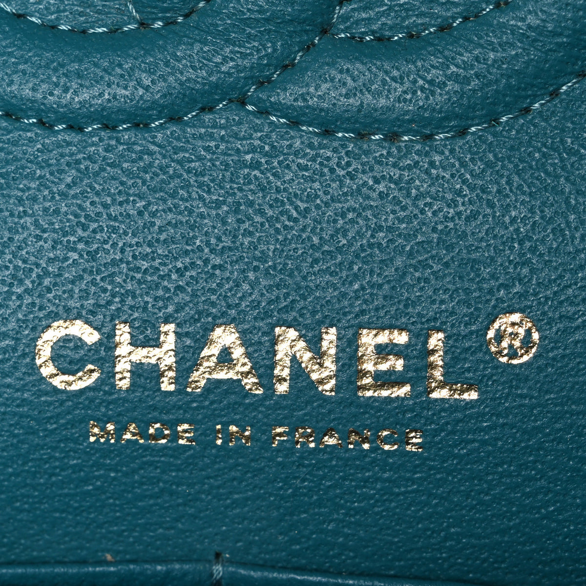 Chanel Caviar Quilted Small Double Flap Turquoise 6 of 10