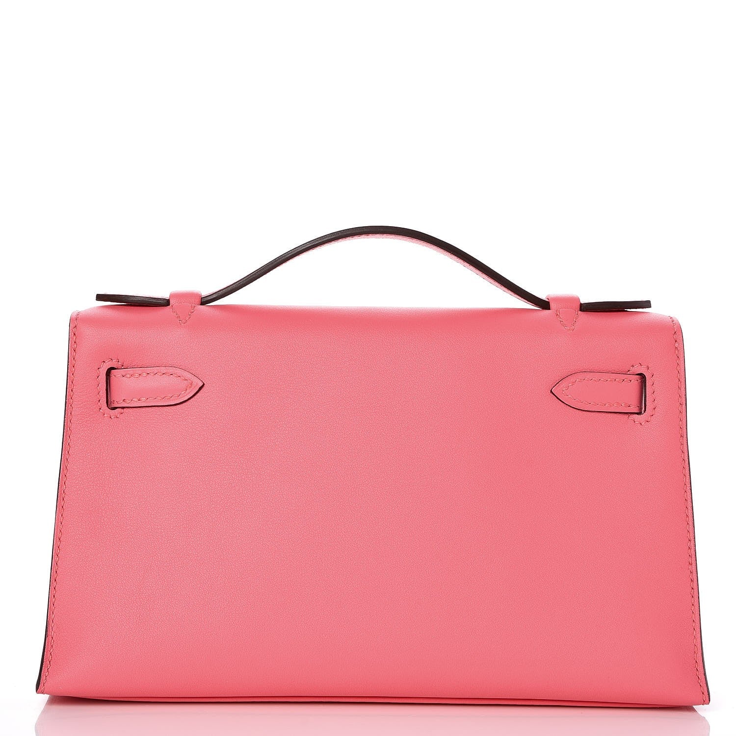 Hermes Swift Kelly Pochette Clutch Rose Azalee 4 of 21