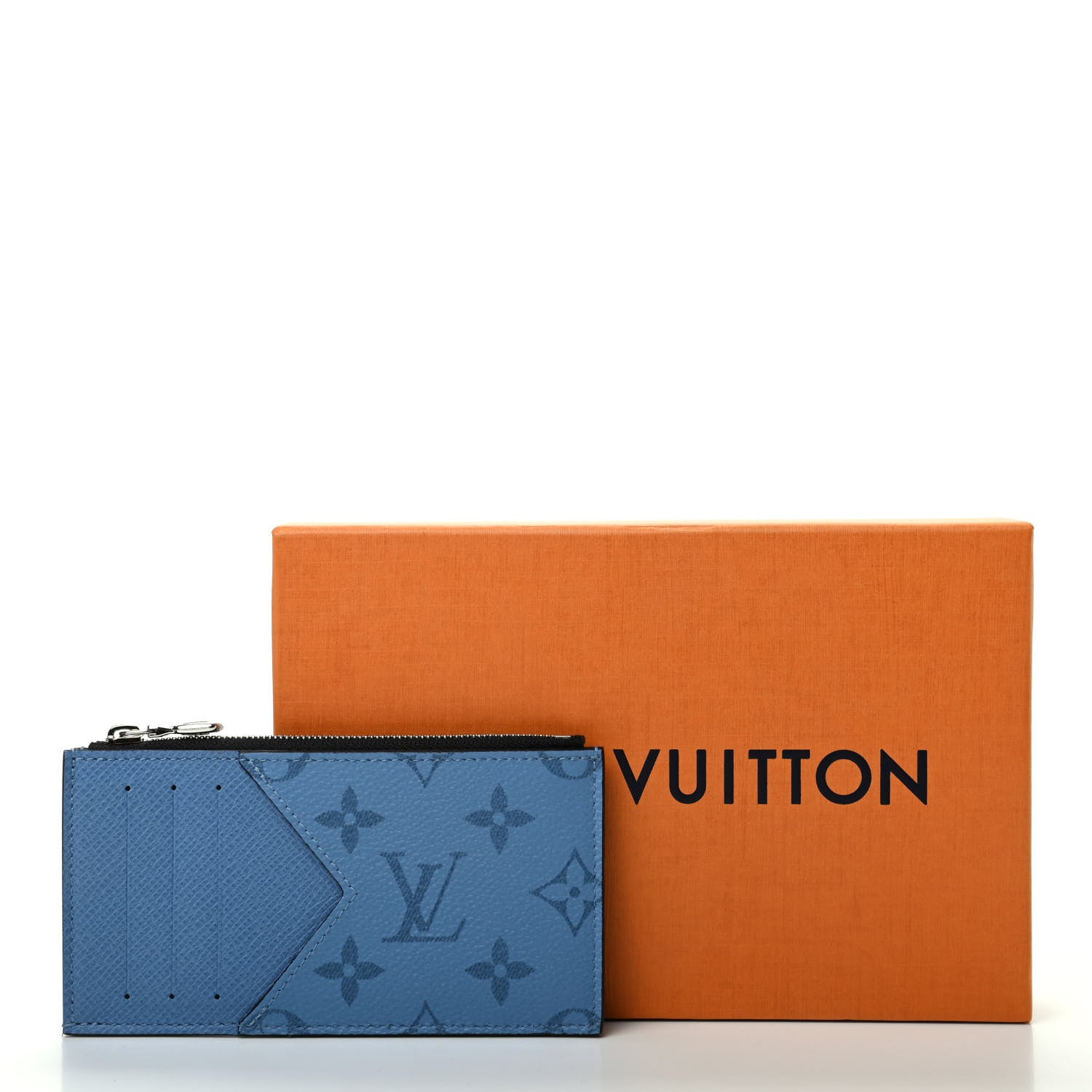 Louis Vuitton Taigarama Coin Card Holder Denim 7 of 7