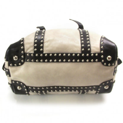Prada Nappa Studded Trunk Bag Talco Black 4 of 16