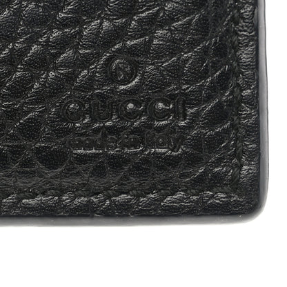 Gucci Grained Calfskin Angry Cat Bi-Fold Wallet Black 6 of 7
