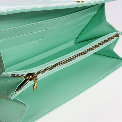 Louis Vuitton Vernis Sarah Wallet Peppermint 5 of 7