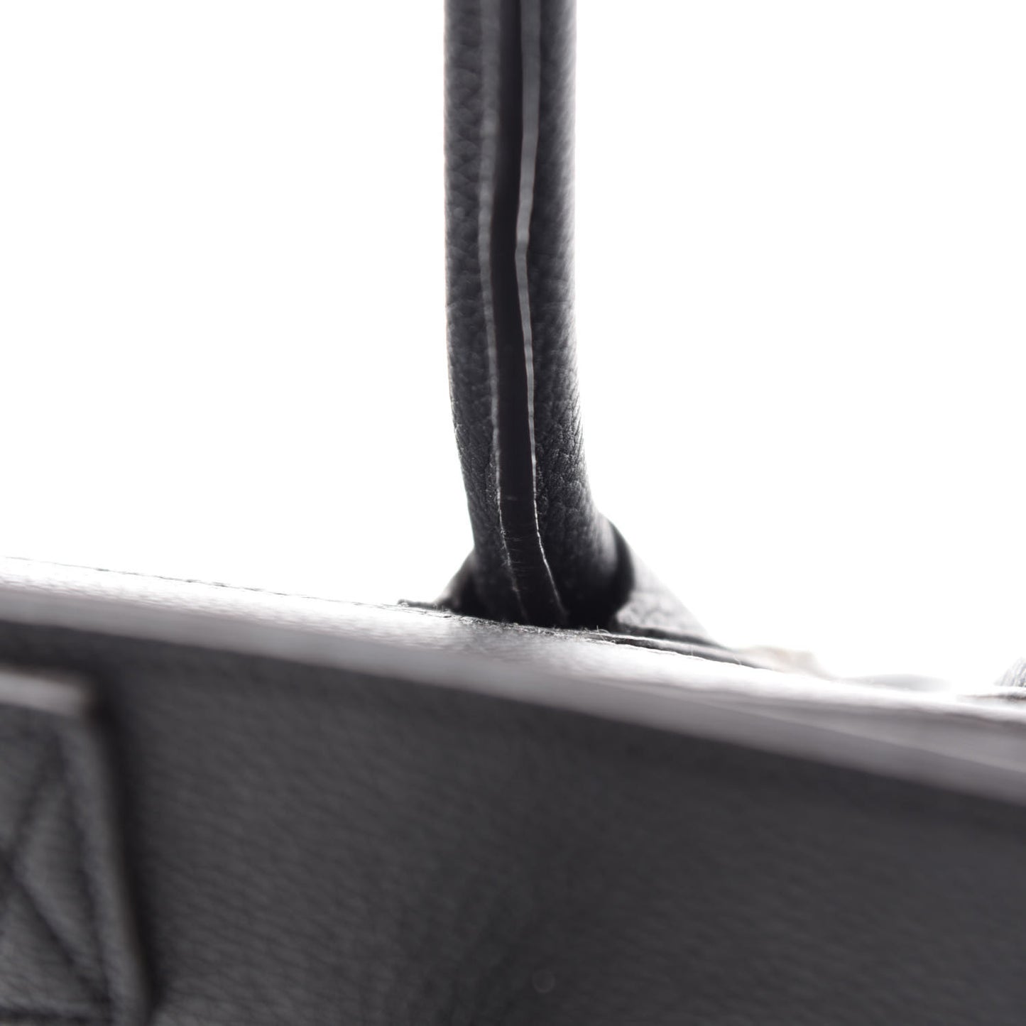 Drummed Calfskin Mini Luggage Black