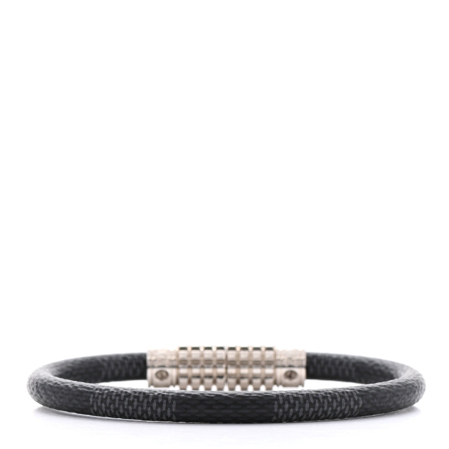 Louis Vuitton Damier Graphite Digit Bracelet 19 3 of 5