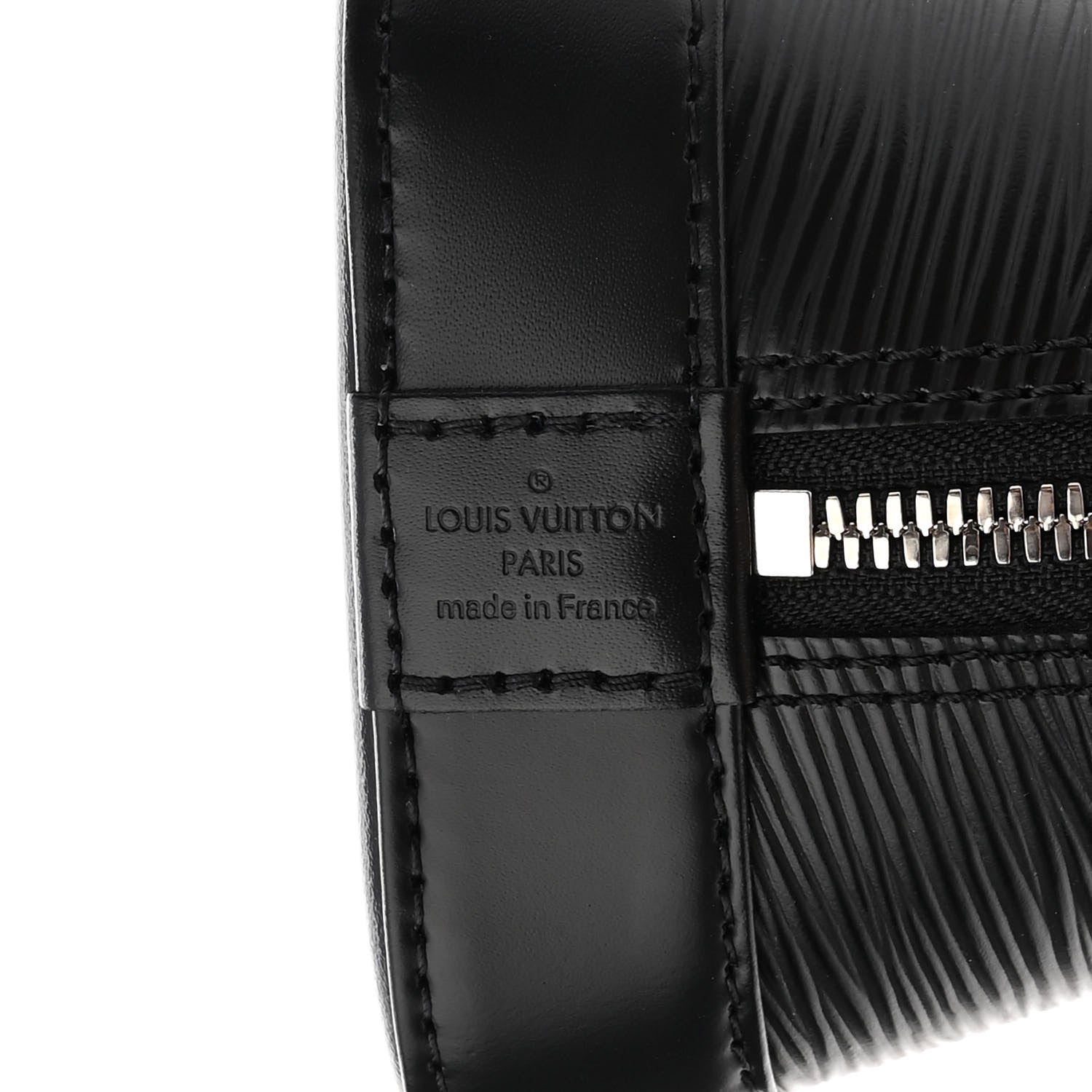 Louis Vuitton Epi Alma BB Black 6 of 9
