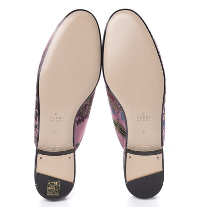Gucci X DISNEY Jacquard Japanese Donald Duck Womens Princetown Slippers 41 Pink Black 5 of 9