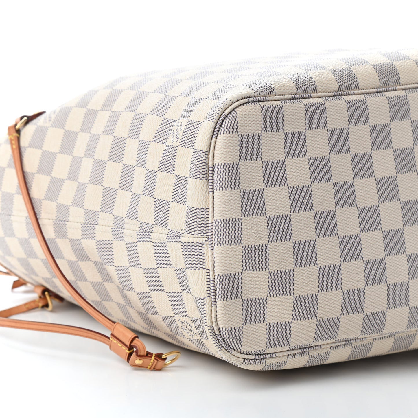 Damier Azur Neo Neverfull MM Rose Ballerine