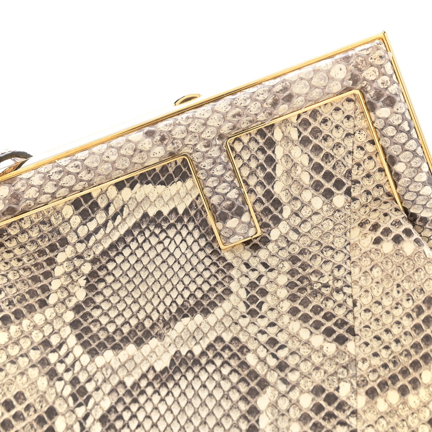 Snakeskin Small Fendi First Daisy Roccia