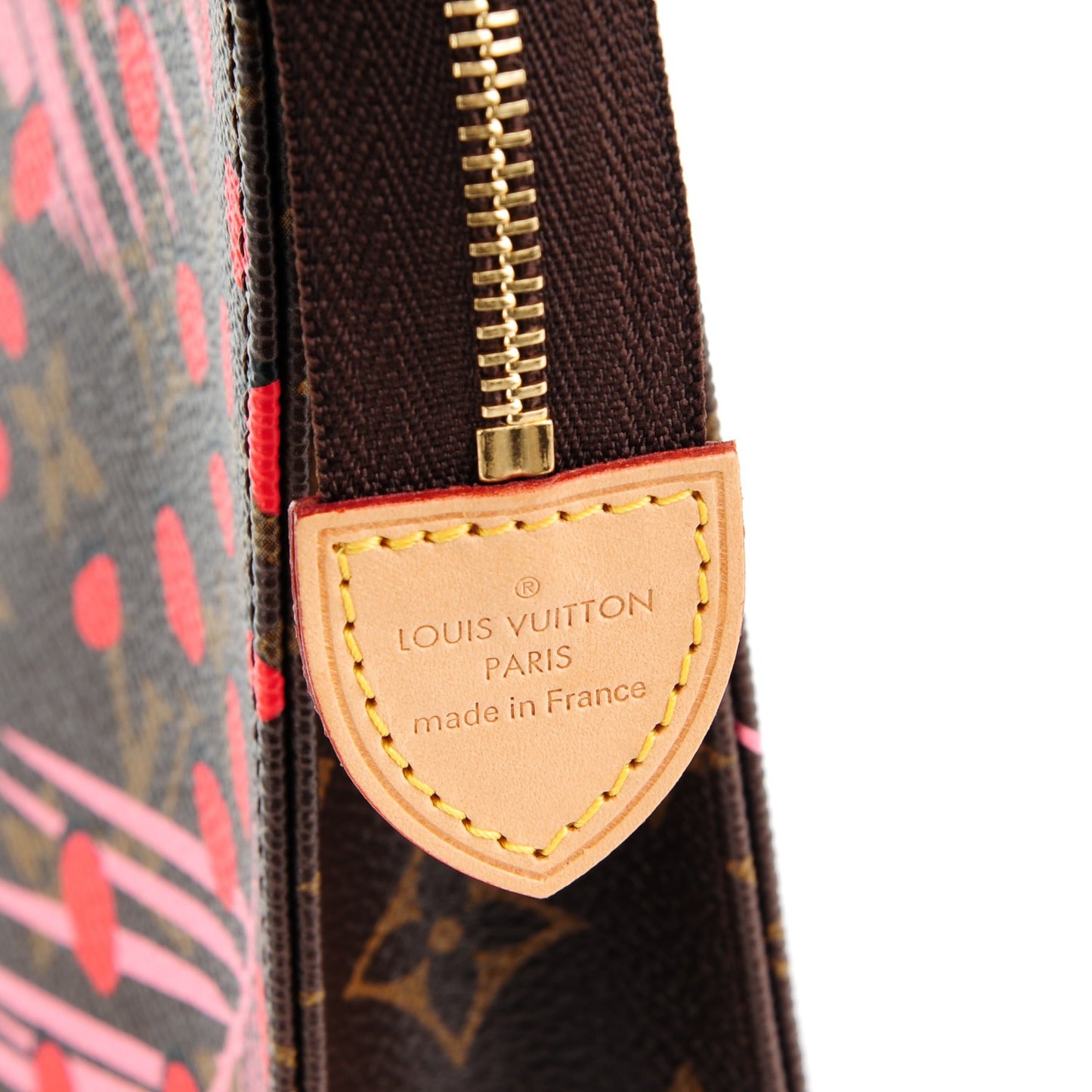 Monogram Jungle Dots Toiletry Pouch 26 Sugar Pink Poppy