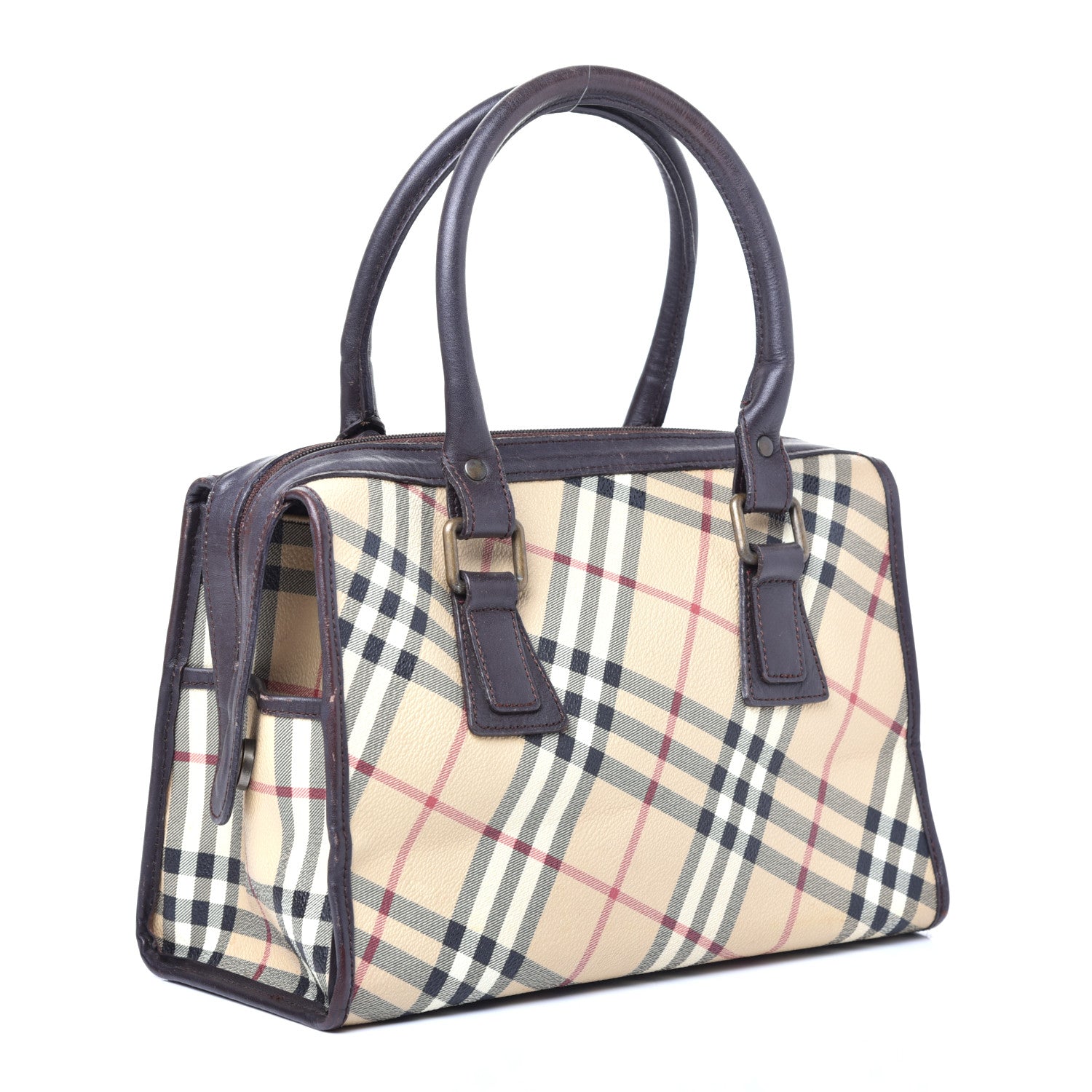 Burberry Nova Check Bag Chocolate 3 of 11