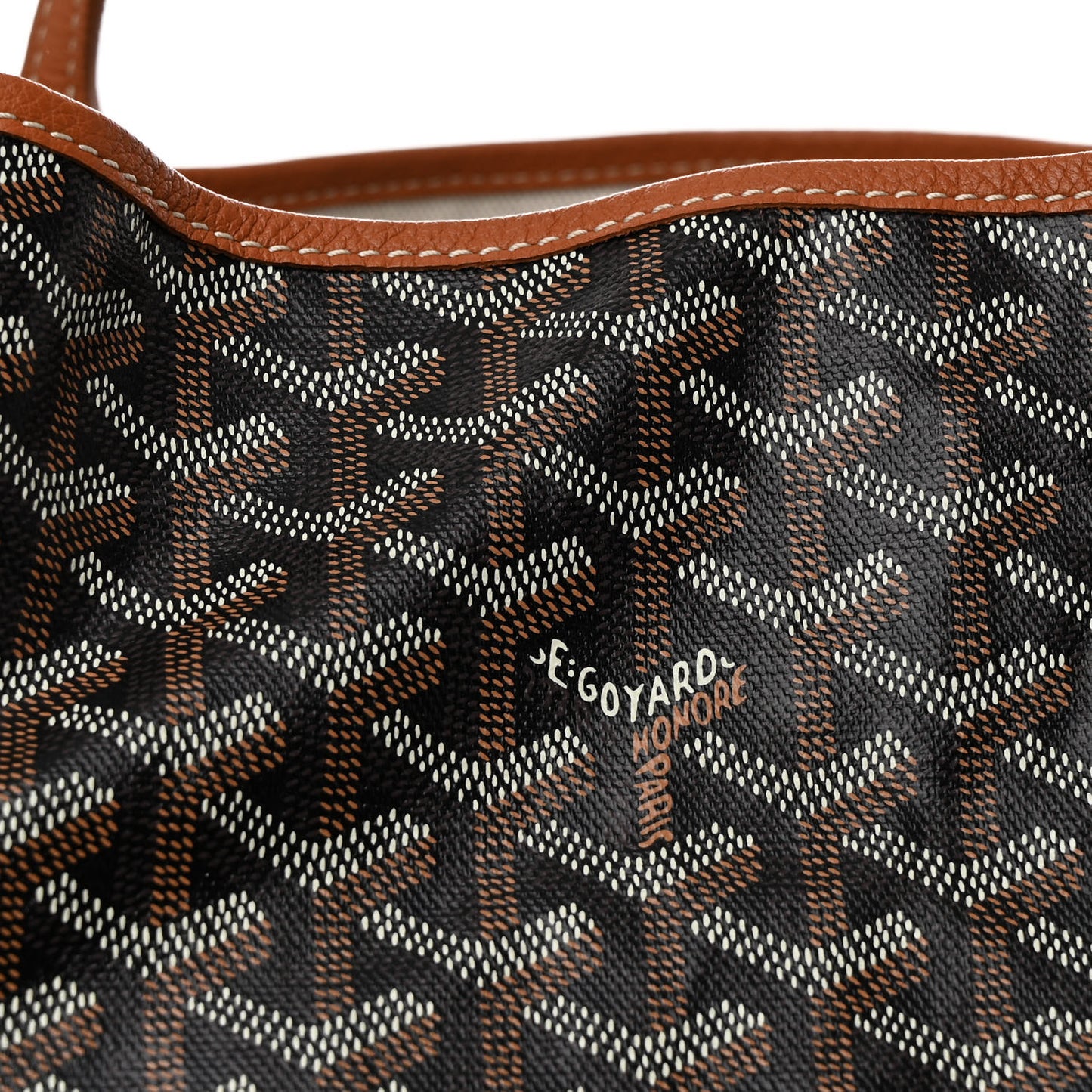 Goyardine Saint Louis GM Black Gold