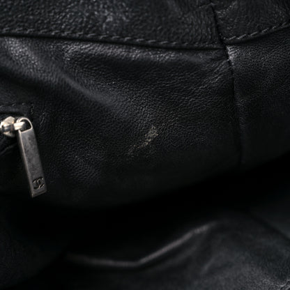 Chanel Glazed Calfskin East West Modern Chain Tote Black 14 of 15