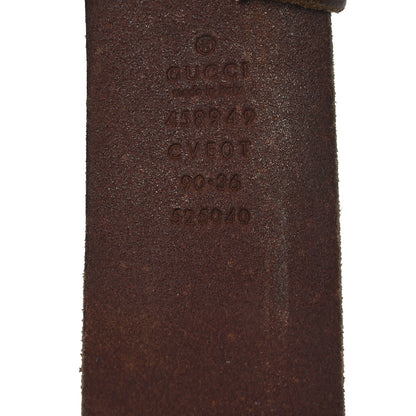 Gucci Faded Calfskin Snake Double G 40mm Belt 90 36 Cuir 5 of 9