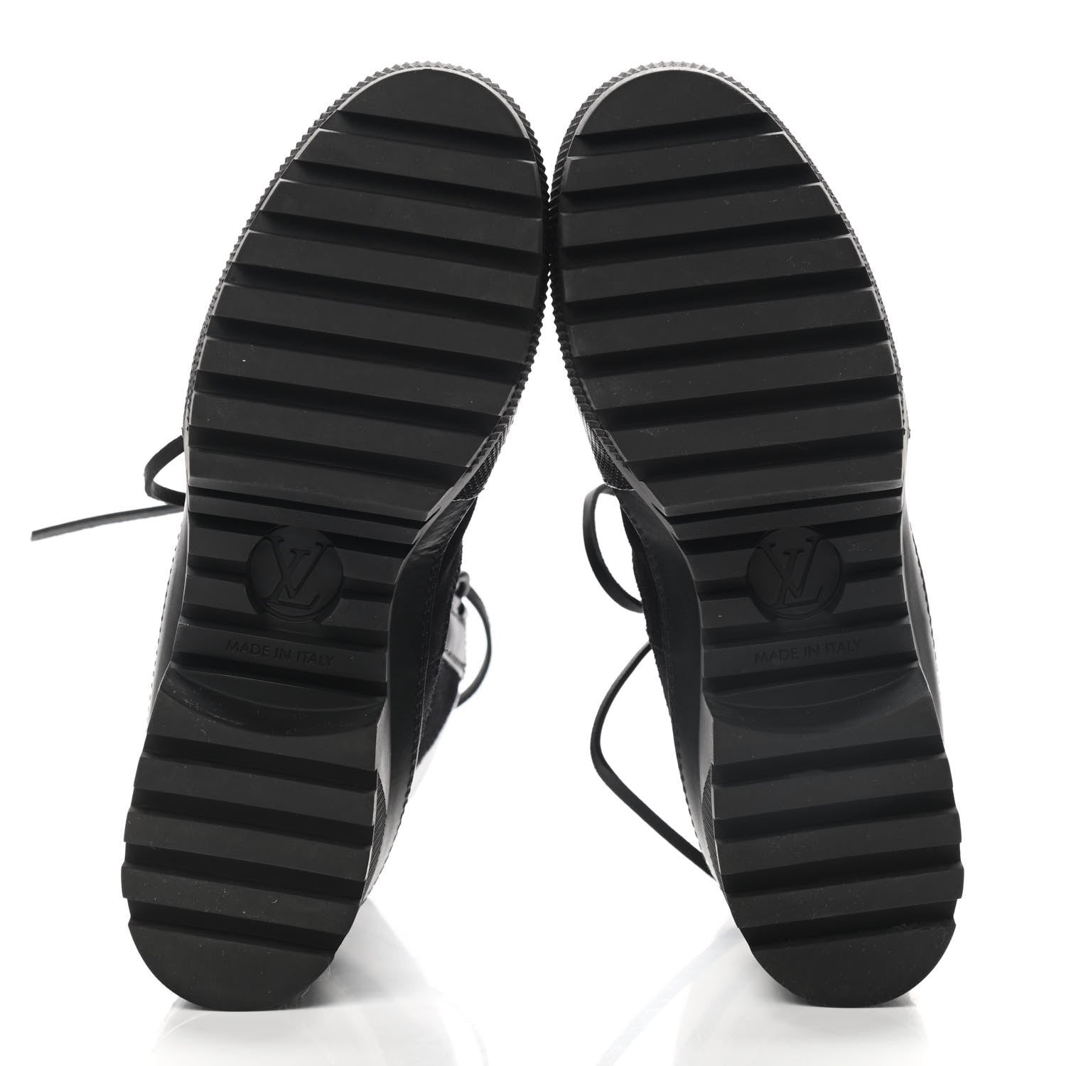 Louis Vuitton Suede Calfskin Monogram LV Black Heart Laureate Platform Desert Boots 37 Black 5 of 8