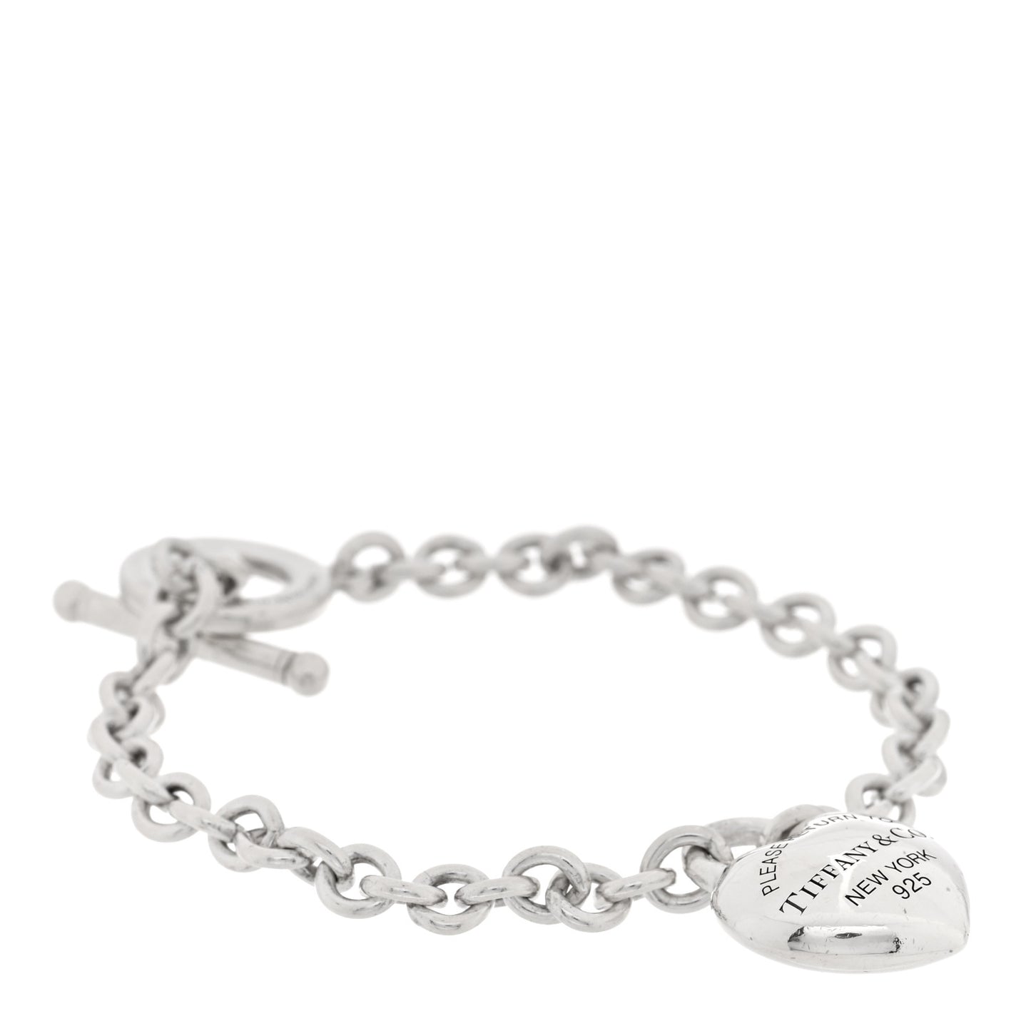 Sterling Silver Return to Tiffany Full Heart Toggle Bracelet