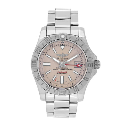 Breitling Stainless Steel 44mm Super Avenger II GMT Automatic Watch Taupe A32390 1 of 5