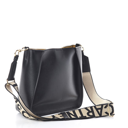 Stella McCartney Eco Alter Nappa Perforated Logo Mini Crossbody Black 3 of 10