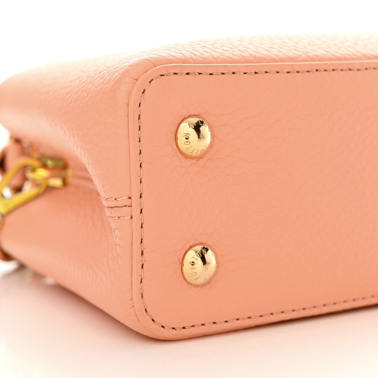 Louis Vuitton Taurillon Mini Capucines Iridescent Abricot 8 of 9