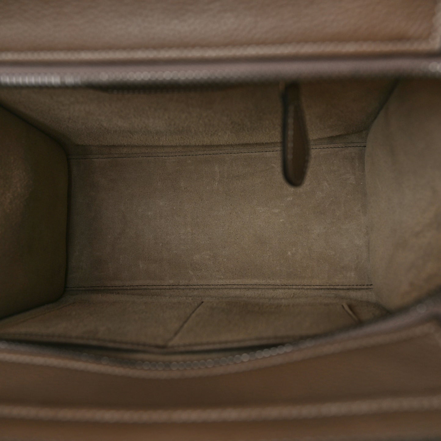 Drummed Calfskin Micro Luggage Souris