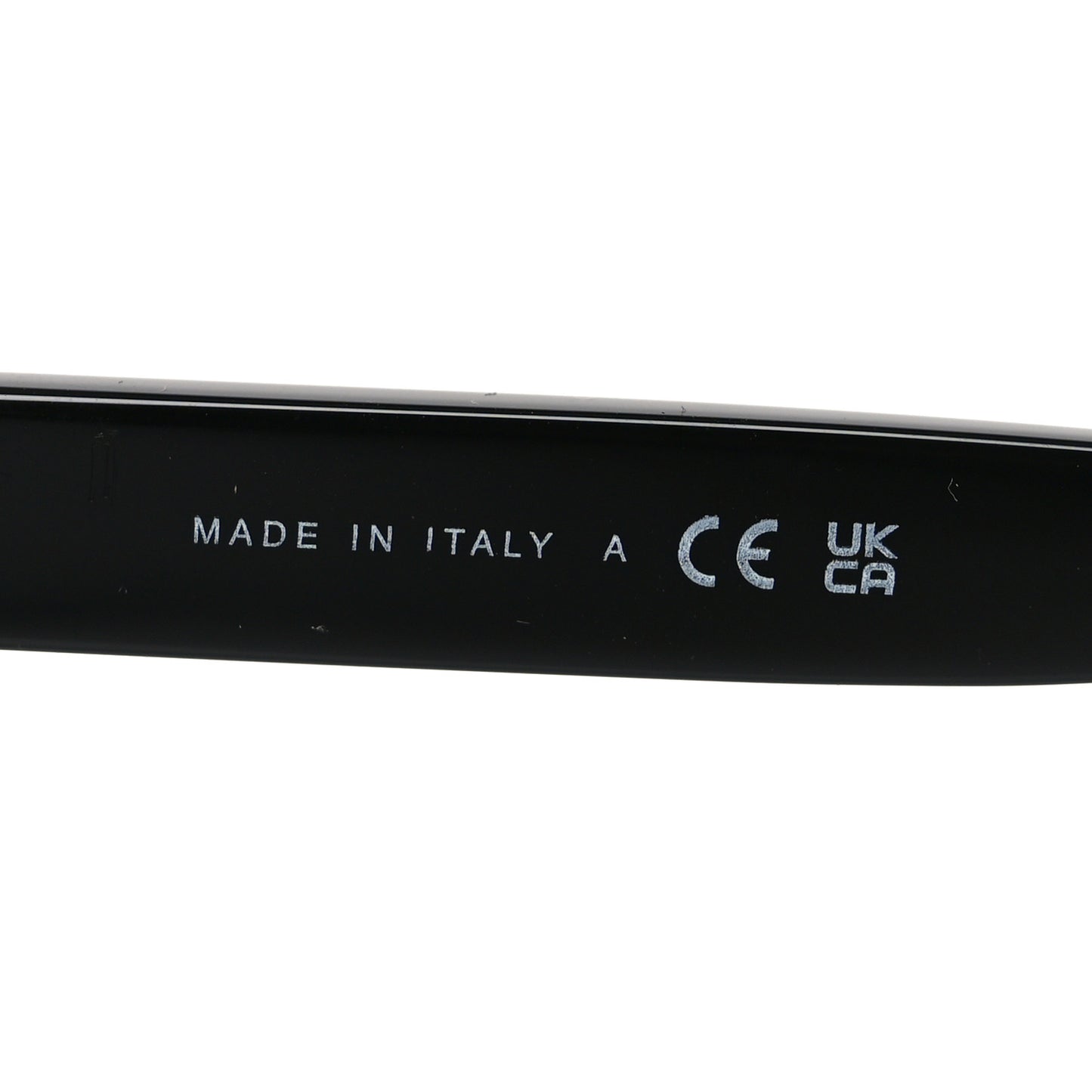 Acetate Oval Sunglasses 5416 Black Yellow