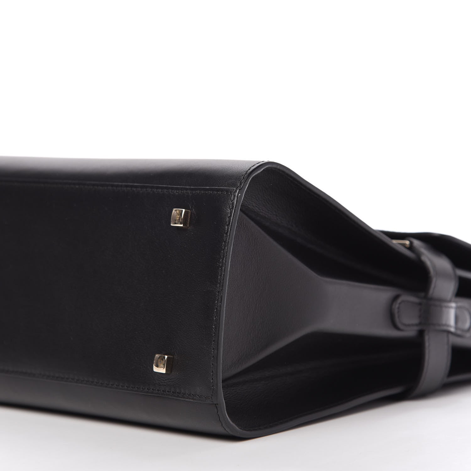 Delvaux Smooth Calfskin GM Tempete Satchel Black 7 of 9