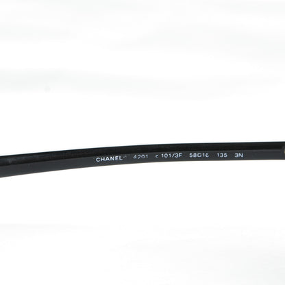 Chanel Aviator Sunglasses 4201 Black 4 of 6