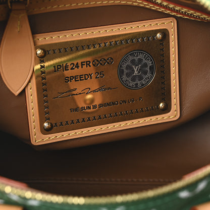 Louis Vuitton Calfskin Monogram Speedy P9 Bandouliere 25 Green 8 of 11