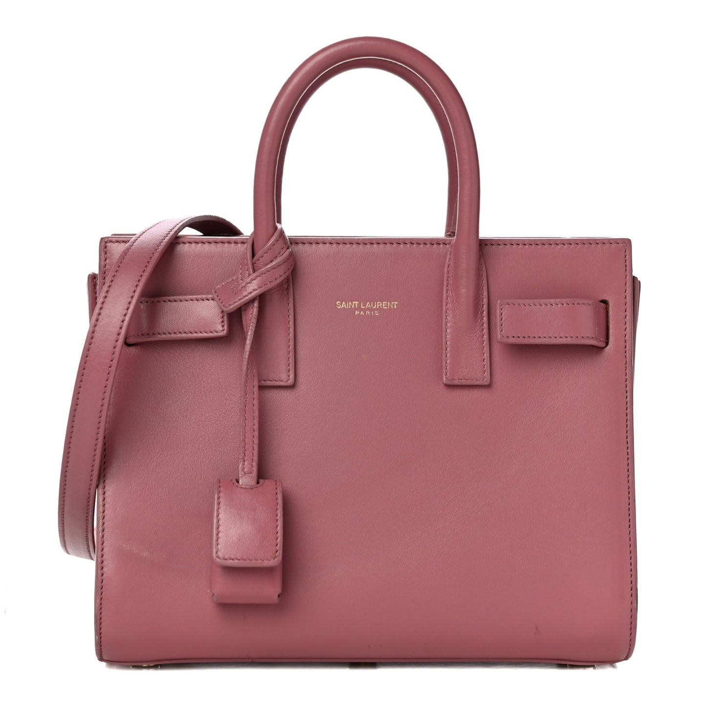 Calfskin Nano Sac De Jour Rose Dark