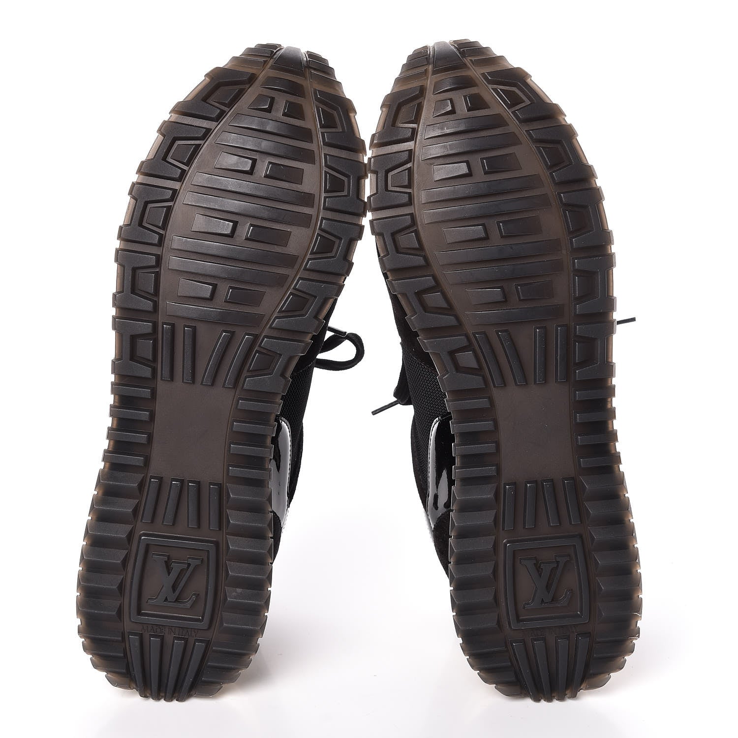 Louis Vuitton Suede Monogram Run Away Sneakers 39.5 Black 5 of 10