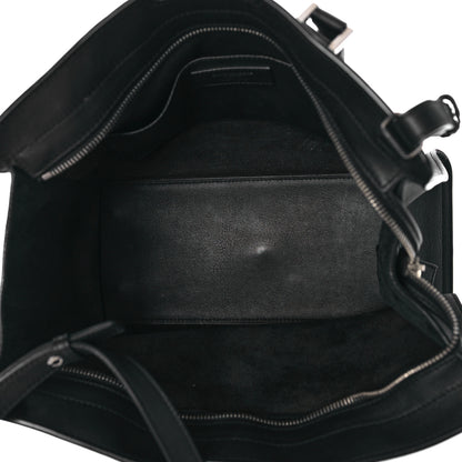 Saint Laurent Smooth Calfskin Small Monogram Cabas Black 5 of 9