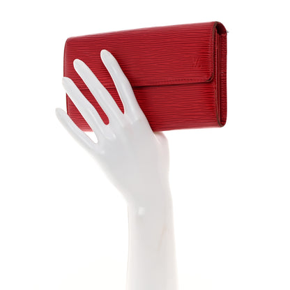 Louis Vuitton Epi Sarah Wallet Rouge 2 of 11