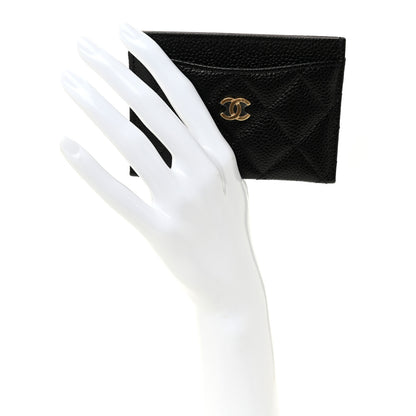 Chanel Caviar Quilted Card Holder Black 2 of 9