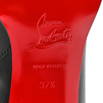 Christian Louboutin Calfskin Lock Booty 70 Ankle Boots 37.5 Black 7 of 8