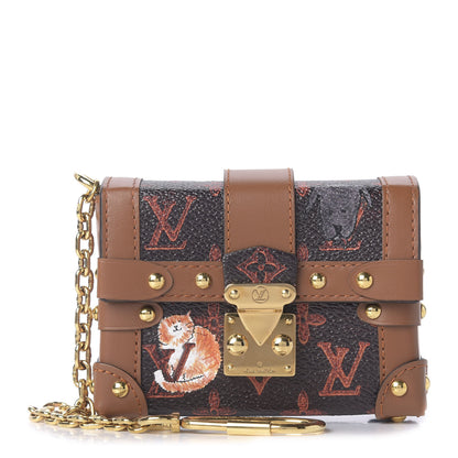 Louis Vuitton Catogram Essential Trunk Orange Marron 1 of 4