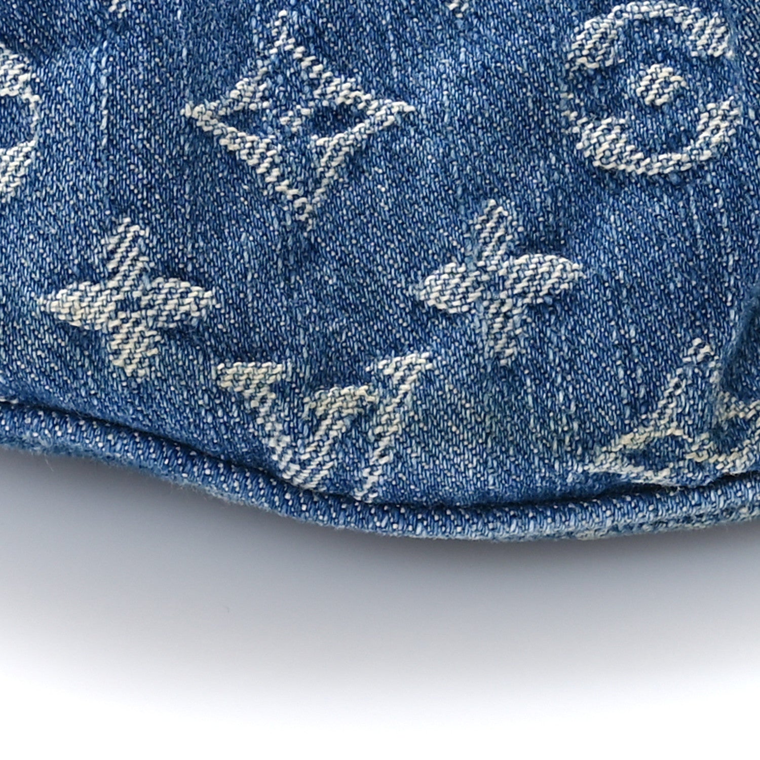 Louis Vuitton Monogram Denim High Rise Bumbag Blue 8 of 10