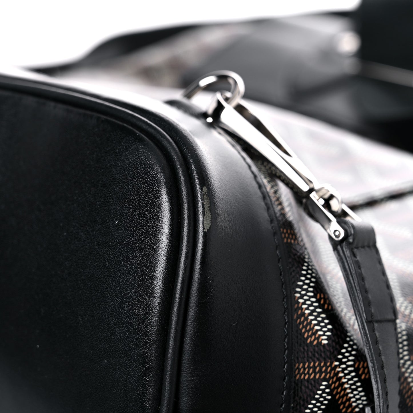 Goyardine Calfskin Alpin MM Backpack Black