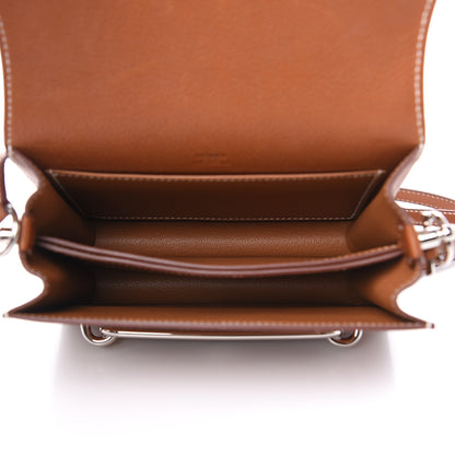 Hermes Barenia Faubourg Mini Sac Roulis Fauve 5 of 14