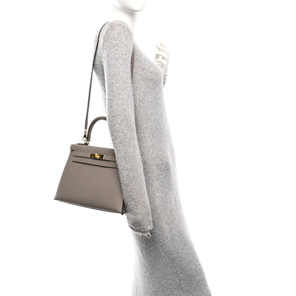 Hermes Epsom Kelly Sellier 28 Gris Asphalte 2 of 10
