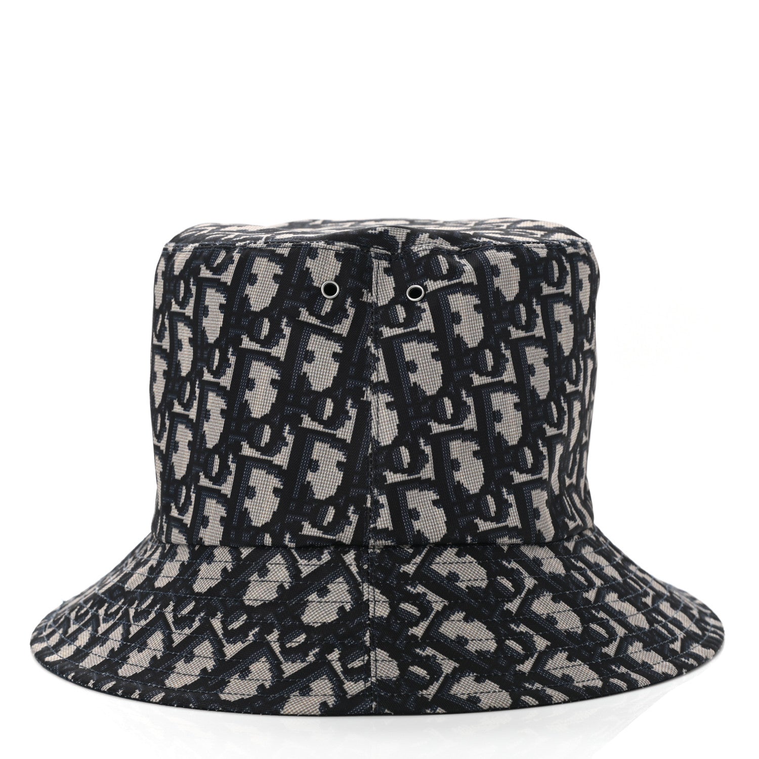Christian Dior Oblique Reversible Teddy-D Brim Bucket Hat 59 Blue 3 of 17