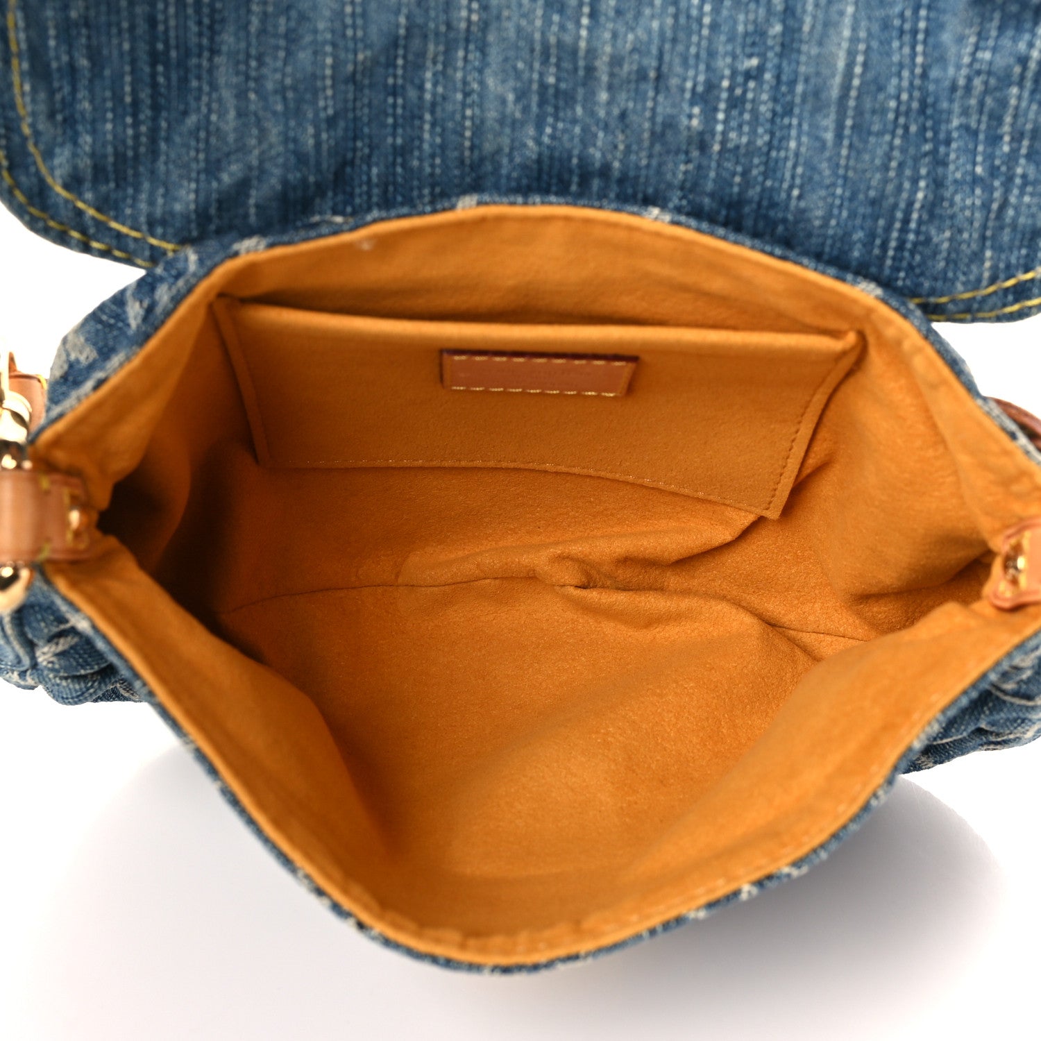 Louis Vuitton Monogram Denim Mini Pleaty Blue 5 of 9