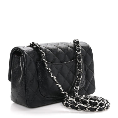 Chanel Caviar Quilted Mini Rectangular Flap Black 3 of 11