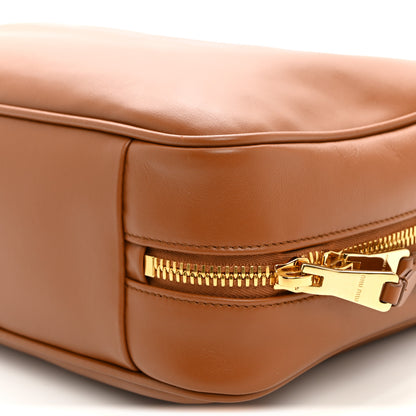 Miu Miu Soft Calf Softy Large Beau Top Handle Bag Cognac 9 of 9