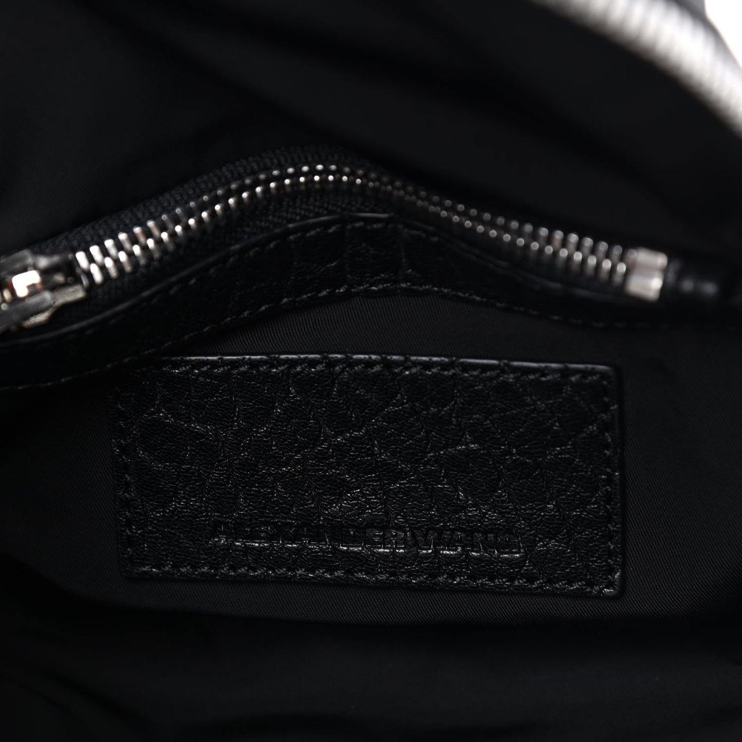 Pebbled Lambskin Mini Rockie Black Rhodium Hardware
