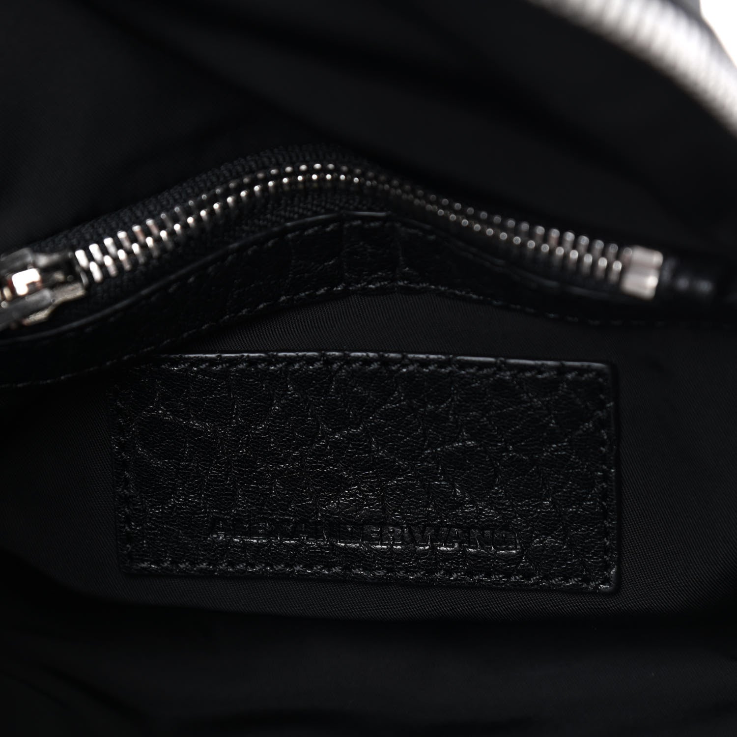 Alexander Wang Pebbled Lambskin Mini Rockie Black Rhodium Hardware 6 of 8