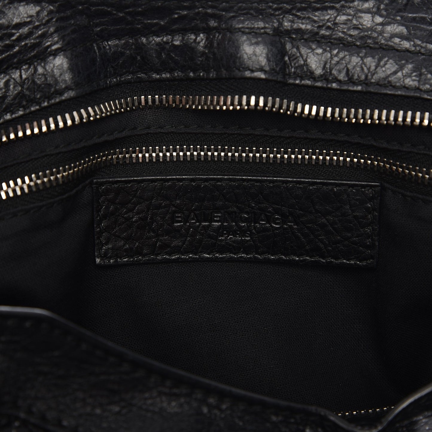 Agneau Giant 12 Silver Hardware City Black