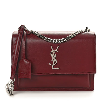 Saint Laurent Calfskin Medium Monogram Sunset Pallisandre 1 of 9