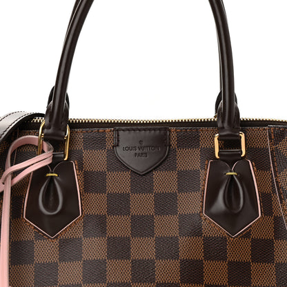 Louis Vuitton Damier Ebene Caissa Tote PM Rose Ballerine 6 of 11